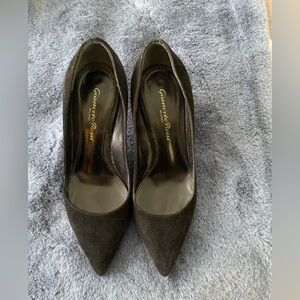 Gianvito Rossi Black Suede Heels